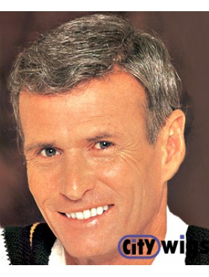 Toupee With Monofilament Short Length Straight Style