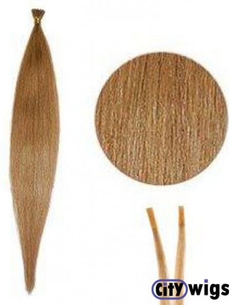Blonde Straight Stick/I Tip Hair Extensions