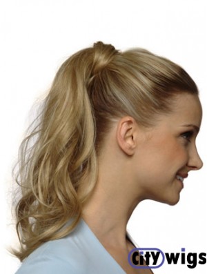Gorgeous Wavy Blonde Ponytails