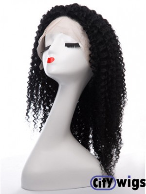 Durable Human Hair 22 inch Long Kinky Wigs For Black Women