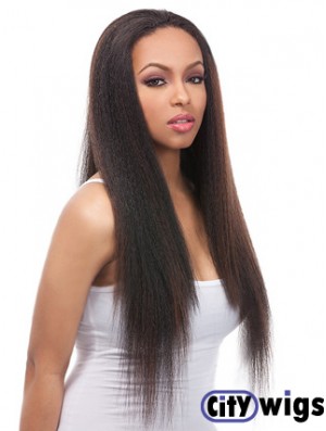 24 inch Black Lace Front Wigs For Black Women