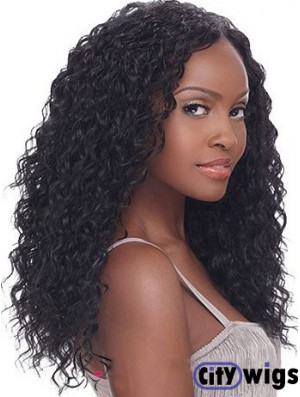 Flexibility 18 inch Long Kinky Wigs For Black Women