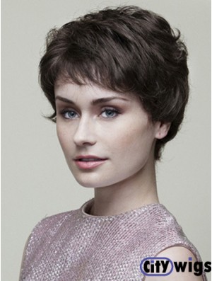 Wavy Boycuts 6 inch Suitable Short Wigs