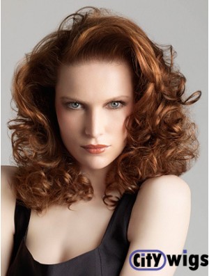 Shoulder Length Curly 100% Hand-tied Wigs Sale