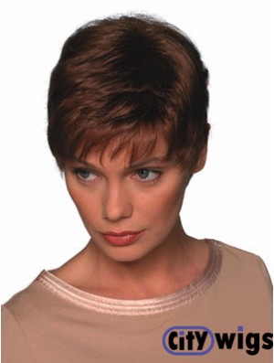 Boycuts Wig Short Straight Hair Wig UK For Women