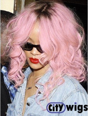 Ombre/2 Tone Wavy Without Bangs 100% Hand-tied 16 inch Great  Wigs