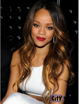 Ombre/2 Tone Wavy Layered Lace Front 22 inch High Quality  Wigs