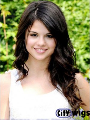 Best Black Long Wavy 20 inch Without Bangs  Wigs