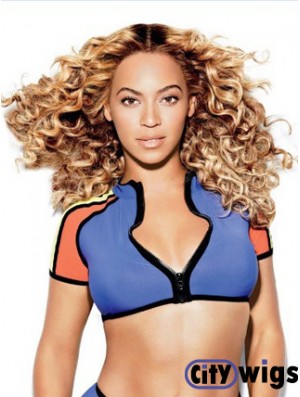 Brown Long Wavy Without Bangs Lace Front 22 inch  Wigs