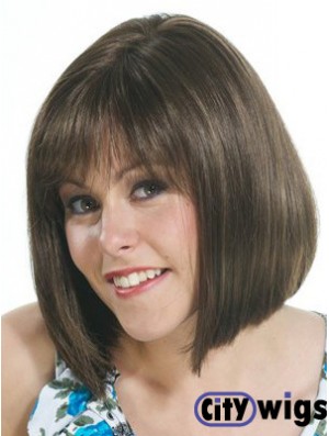 Bob Wig Chin Length Straight Wig For Sale 10 Inch